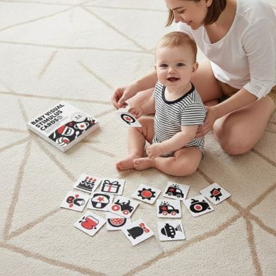 black and white infant books