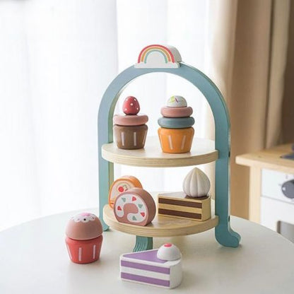 Delightful Wooden Cake Bakery PlaySet | SweetCakes™️