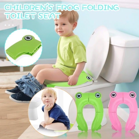 Fun Frog Foldable Potty Training Seat for Toddlers | TinklePal™️