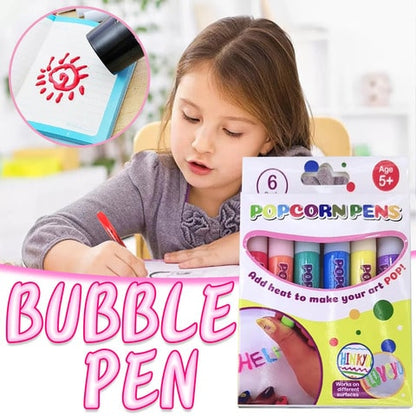 Fluffy 3D Magic Drawing Popcorn Pens | FluffyDraw™️