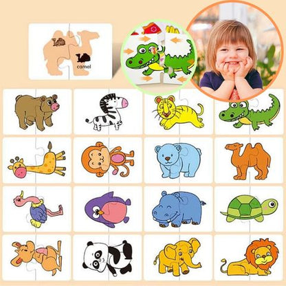 Montessori Animal Jigsaw Puzzle 32Pcs | PuzzleZoo™️