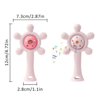 Rattling Silicone Teether Wheel | RattleWheel™️