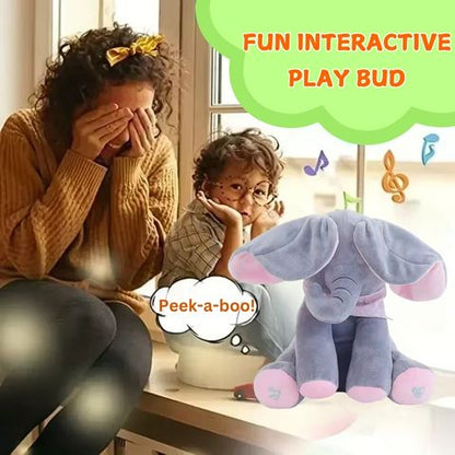 Peek-A-Boo Interactive Elephant Plush | Peek-A-Plush™️