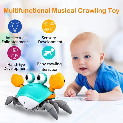 Crawling Crab Interactive Toy for Babies | SillyCrabby™️