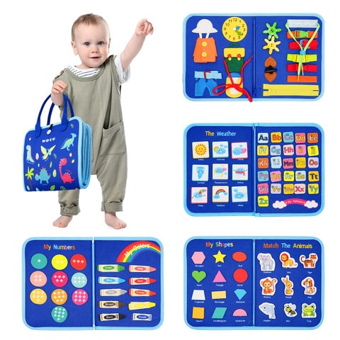 Fantastic Busy Board Montessori for Toddlers | WizPouch™️