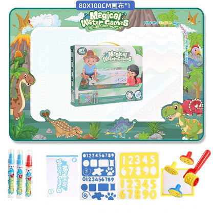 dinosaur water drawing