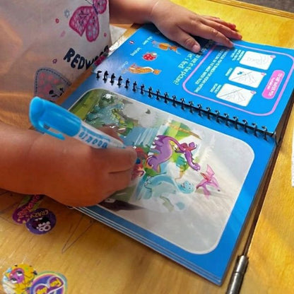 dinosaur with book