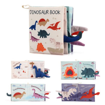 dinosaur with book