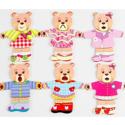 DIY Puzzle Montessori Dress Up | FurryMixMatch™️