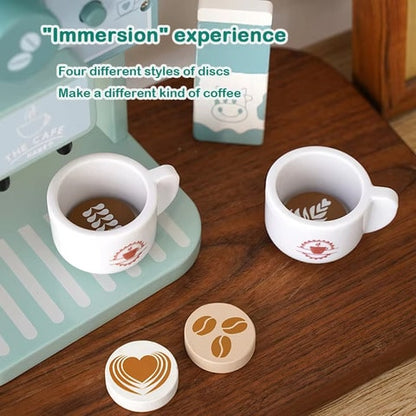 Wooden Coffee Brew Machine Set | Playpresso™️