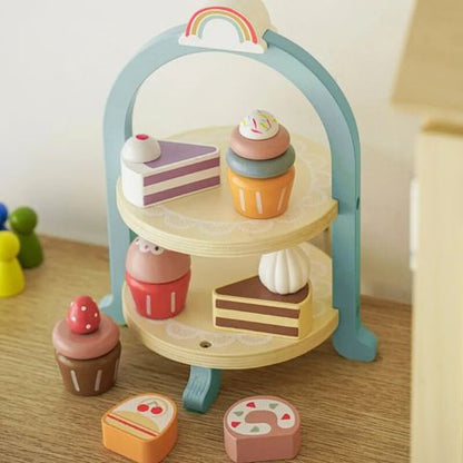 Delightful Wooden Cake Bakery PlaySet | SweetCakes™️