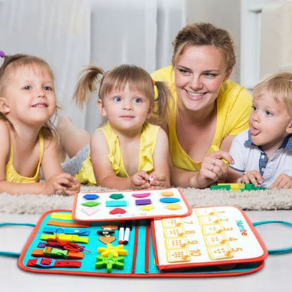 Engaging Montessori Busy Book | WizPouch™️
