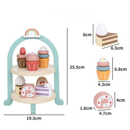 Delightful Wooden Cake Bakery PlaySet | SweetCakes™️