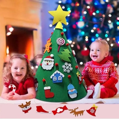 felt christmas tree