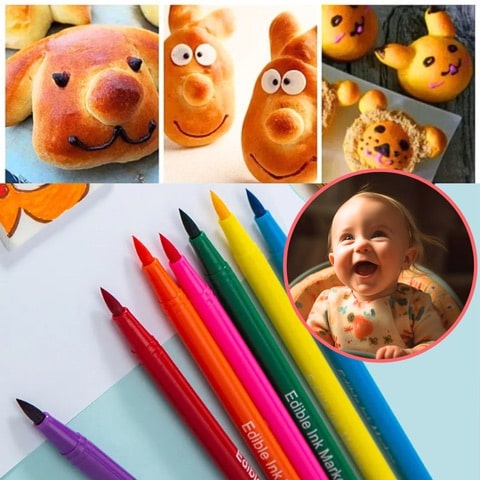 Edible Food Decorating Markers for Kids 10pc |  HungryMarkers™️