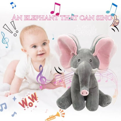 Peek-A-Boo Interactive Elephant Plush | Peek-A-Plush™️