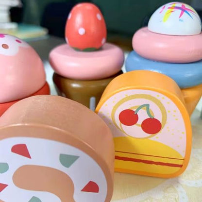 Delightful Wooden Cake Bakery PlaySet | SweetCakes™️