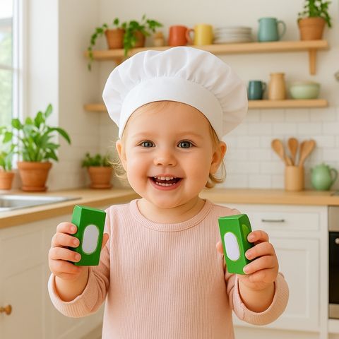Wooden Toddler Kitchen Cutting Playset | Slice'n'Smile™️