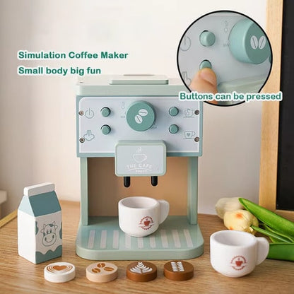 Wooden Coffee Brew Machine Set | Playpresso™️