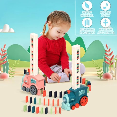 Awesome Automatic Domino Train for Toddlers | LocoTrackster™️