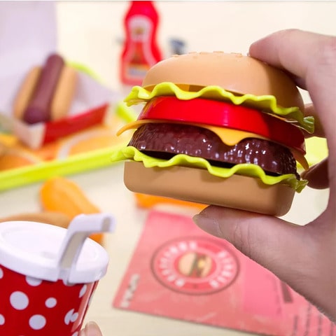 Fast Food Burger & Fries Play Set for Kids | BuildA'Patty™️