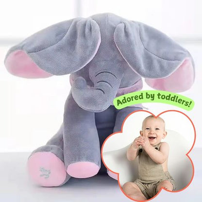 Peek-A-Boo Interactive Elephant Plush | Peek-A-Plush™️