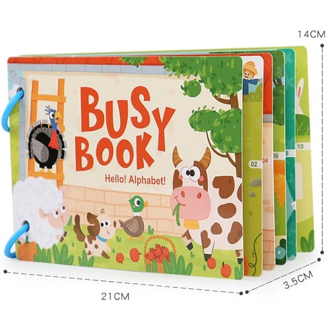 Montessori Busy Book Velcro Matching | BusyBity™️