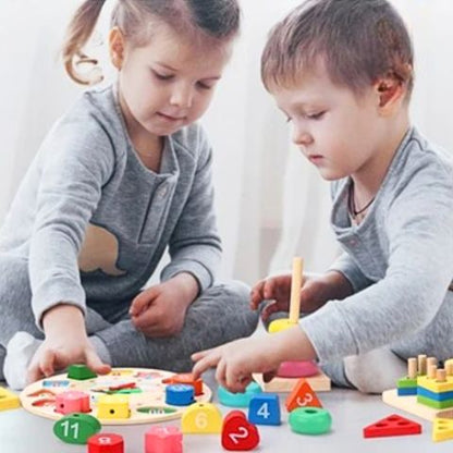 Wooden Montessori Learning Set 6PC | SensoryPack™️