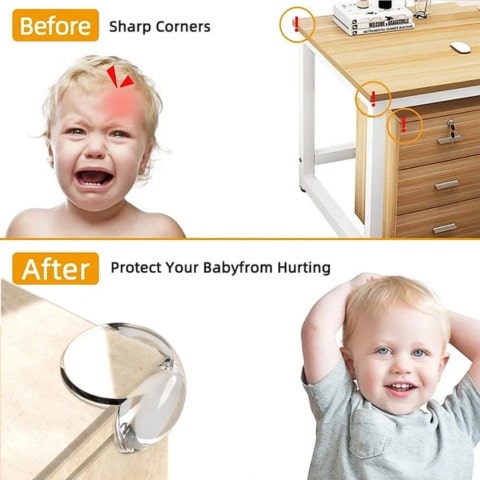 Guardian Baby Safety Corner Cover for Sharp Edges | CornerHugs™️