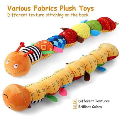 Cuddly Rattling Caterpillar Plush | SnuggleBuggie™️