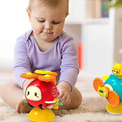 Spinning Toy Captivates Baby | ChopperSpins™️