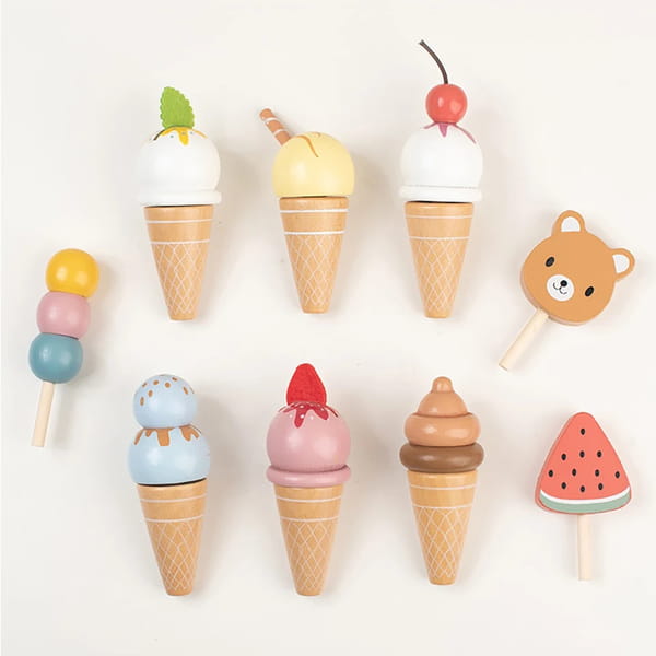ice cream wooden toy