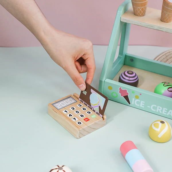 ice cream wooden toy