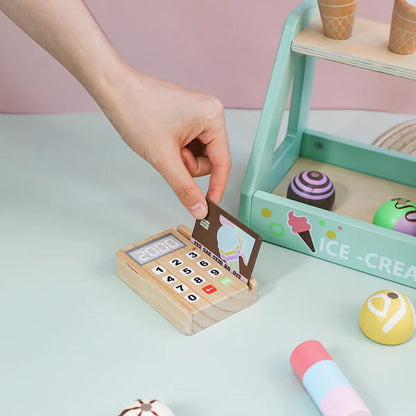 ice cream wooden toy