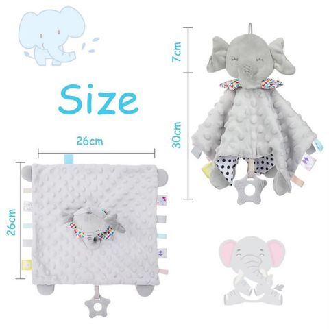 Security Animal Plush Blanket | SafetyBinky™️