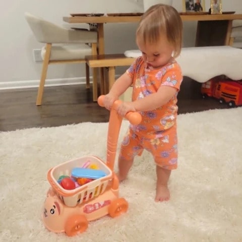 Lovable Supermarket Shopping Cart for Babies | TinyTrolly™️