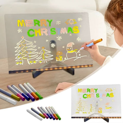 Glowing LED Acrylic Drawing Board Set | CrystalBoard™️