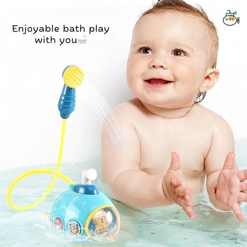 Sprinkling Submarine Shower Head Toy | SpraySub™️