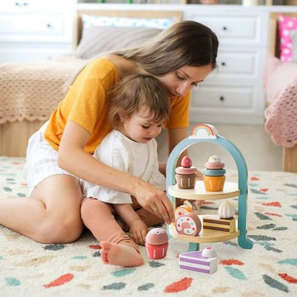 Delightful Wooden Cake Bakery PlaySet | SweetCakes™️