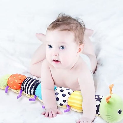 Cuddly Rattling Caterpillar Plush | SnuggleBuggie™️