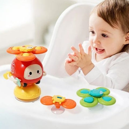 Spinning Toy Captivates Baby | ChopperSpins™️