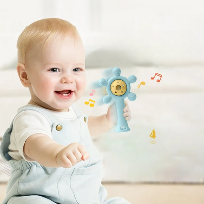 Rattling Silicone Teether Wheel | RattleWheel™️