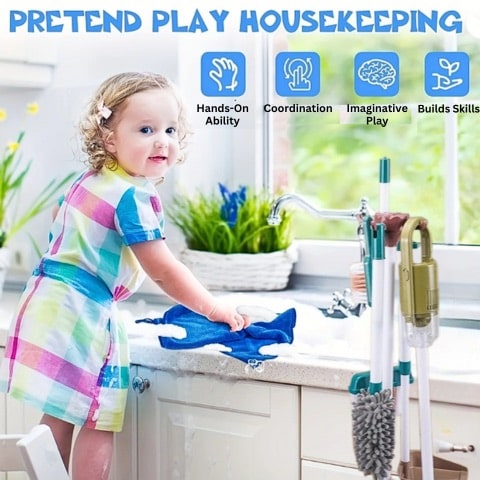 Sanitation Cleaning Tools Play Set for Toddlers | SaniPlay™️