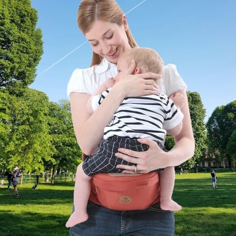 Snuggly Baby Hip Carrier for Multitasking Moms | WonderSnugg™️