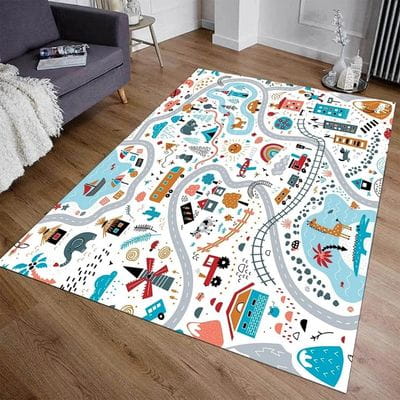 play mat and cars