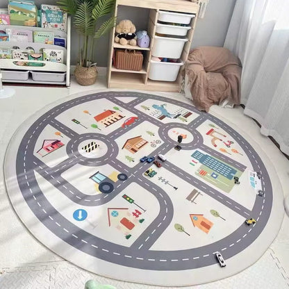 play mat and cars