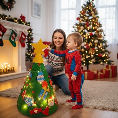 pre lit christmas tree