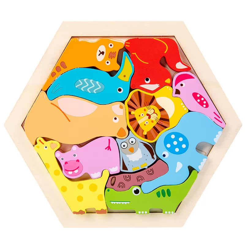 puzzle wooden puzzle