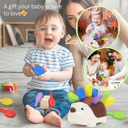 Sensory Hedgehog Colour Matching Montessori Toy | ColourHog™️