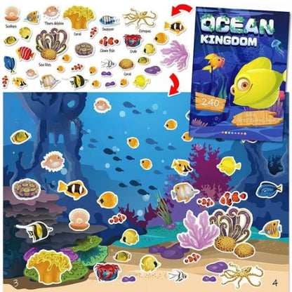 reusable sticker book